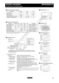 BP5034D12 Datasheet Cover