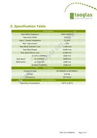 BPF.24.01 Datasheet Page 3