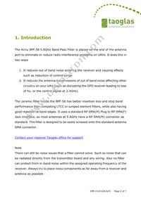 BPF.58.01 Datasheet Page 2