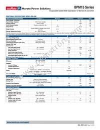 BPM15-050-Q12N-C Datasheet Page 15