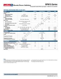 BPM15-050-Q12N-C Datasheet Page 20