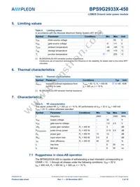 BPS9G2933X-450Z Datasheet Page 3
