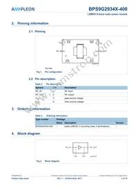 BPS9G2934X-400Z Datasheet Page 2