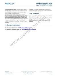 BPS9G2934X-400Z Datasheet Page 9