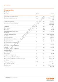 BPW 34 FSR-Z Datasheet Page 3