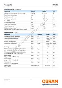 BPX 43-4 Datasheet Page 2