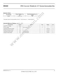 BR201 Datasheet Page 2