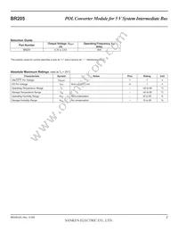 BR205 Datasheet Page 2