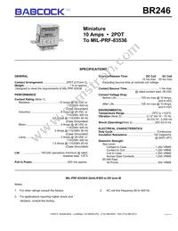 BR246-320A2-28V-024M Datasheet Cover