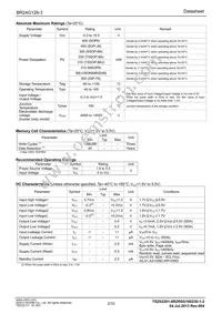 BR24G128-3 Datasheet Page 2