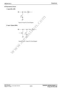 BR24G16-3 Datasheet Page 20