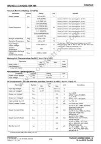 BR24G256-3A Datasheet Page 3