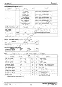BR24G32FJ-3GTE2 Datasheet Page 2