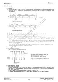 BR24G64-3 Datasheet Page 14