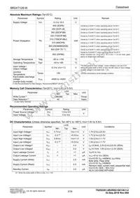 BR24T128FVM-WTR Datasheet Page 2