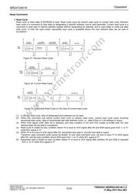 BR24T256FV-WE2 Datasheet Page 15