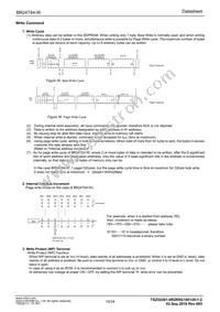 BR24T64-WZ Datasheet Page 14
