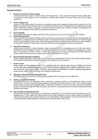 BR25A256FVT-3MGE2 Datasheet Page 21