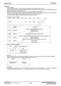 BR25G1MFJ-3GE2 Datasheet Page 14