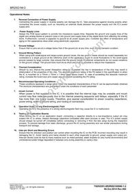 BR25G1MFJ-3GE2 Datasheet Page 23