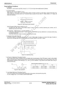 BR25G256-3 Datasheet Page 21