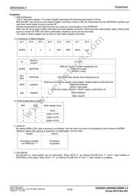 BR25G640F-3GE2 Datasheet Page 14