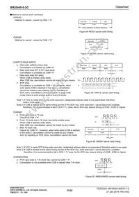 BR25H010F-2CE2 Datasheet Page 21
