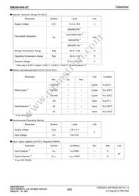 BR25H160FJ-2CE2 Datasheet Page 2