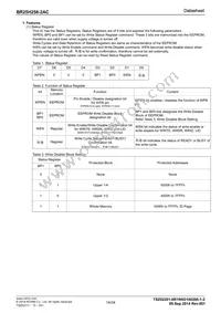 BR25H256FJ-2ACE2 Datasheet Page 14