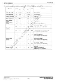 BR25H640F-2ACE2 Datasheet Page 3