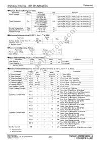 BR25S640FVJ-WE2 Datasheet Page 2