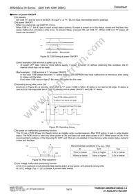BR25S640FVJ-WE2 Datasheet Page 19