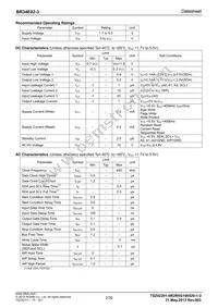 BR34E02FVT-3E2 Datasheet Page 2