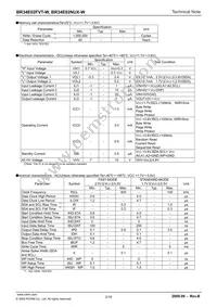 BR34E02FVT-WE2 Datasheet Page 2