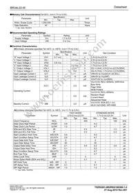 BR34L02FV-WE2 Datasheet Page 2