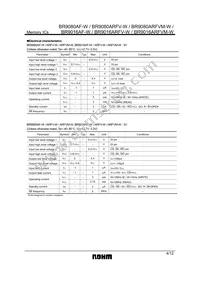 BR9016AF-WE2 Datasheet Page 4