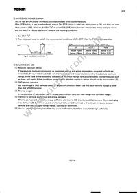 BR93C46-10TU-2.7 Datasheet Page 3