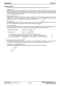 BR93H46RFJ-2CE2 Datasheet Page 22