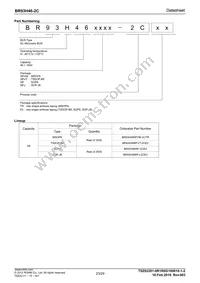 BR93H46RFJ-2CE2 Datasheet Page 23