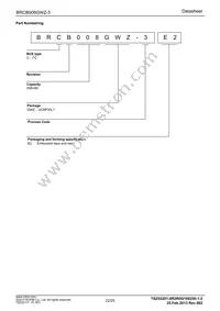 BRCB008GWZ-3E2 Datasheet Page 22