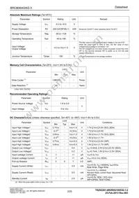 BRCB064GWZ-3E2 Datasheet Page 2