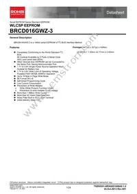 BRCD016GWZ-3E2 Datasheet Cover
