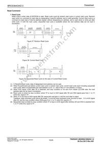 BRCE064GWZ-3E2 Datasheet Page 15