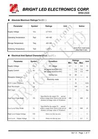 BRM-2508 Datasheet Page 3