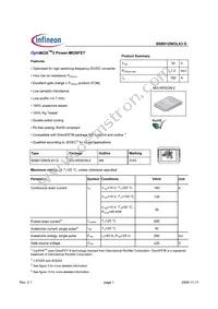 BSB012N03LX3 G Datasheet Cover