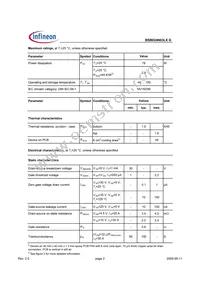 BSB024N03LX G Datasheet Page 2