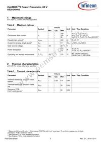 BSC012N06NSATMA1 Datasheet Page 3