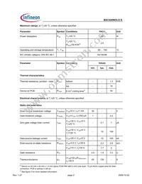 BSC020N03LSGATMA1 Datasheet Page 2
