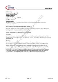 BSC022N03S Datasheet Page 10