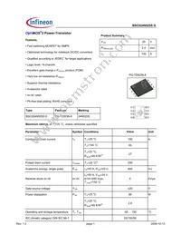 BSC024N025S G Datasheet Cover